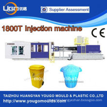 1800T plastic outdoor garbage can production injection moulding machine in China